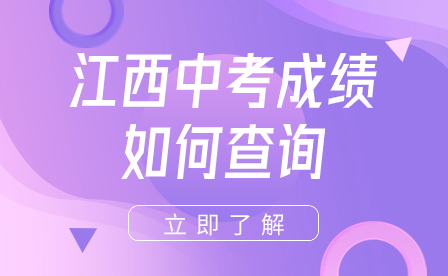 江西中考成绩如何查询