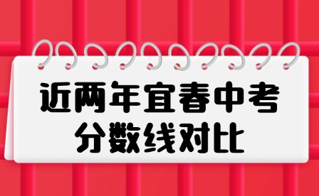 近两年宜春中考分数线对比